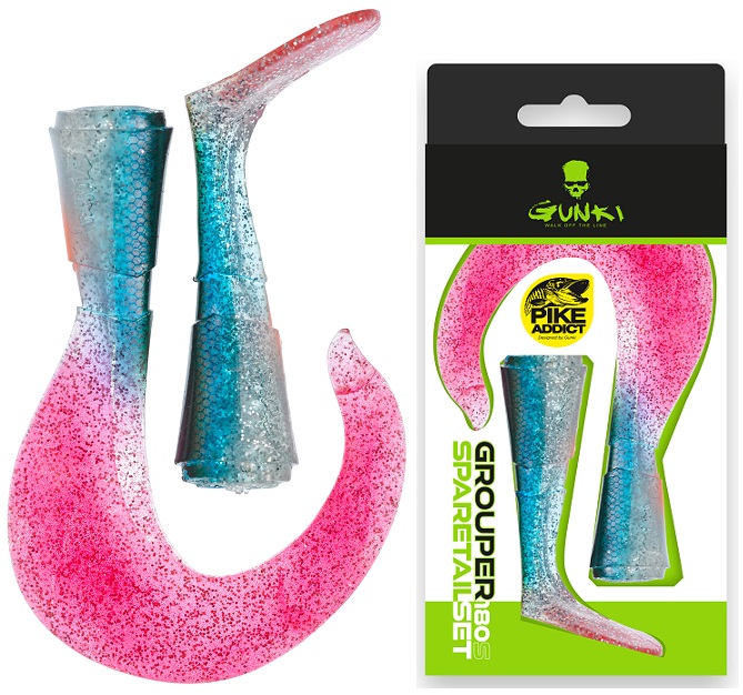 Gunki náhradní ocásky grouper s roach tendance 18 cm