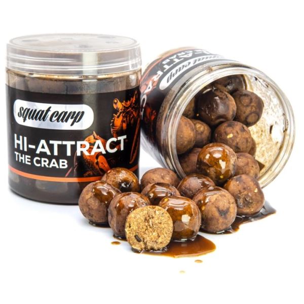 Squat Carp Boilies v Dipu Hi-Attract The Crab 220 g