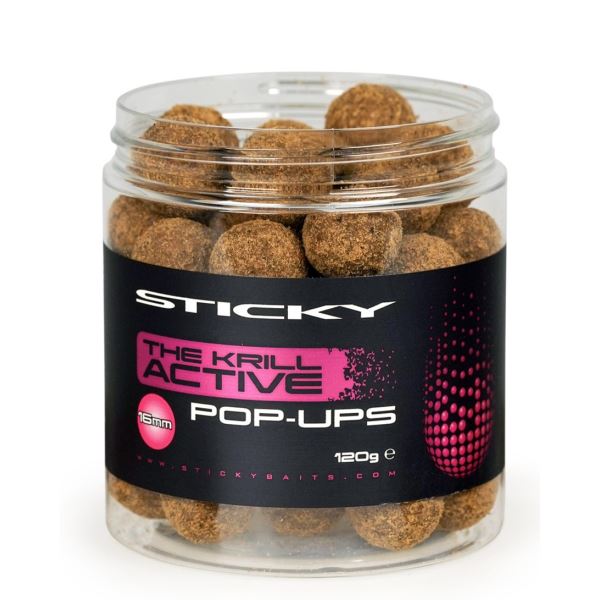 Sticky Baits Plovoucí Boilies The Kriill Active 120 g - 16 mm