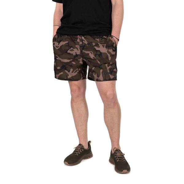 Fox Koupací Kraťasy Black Camo LW Swim Shorts