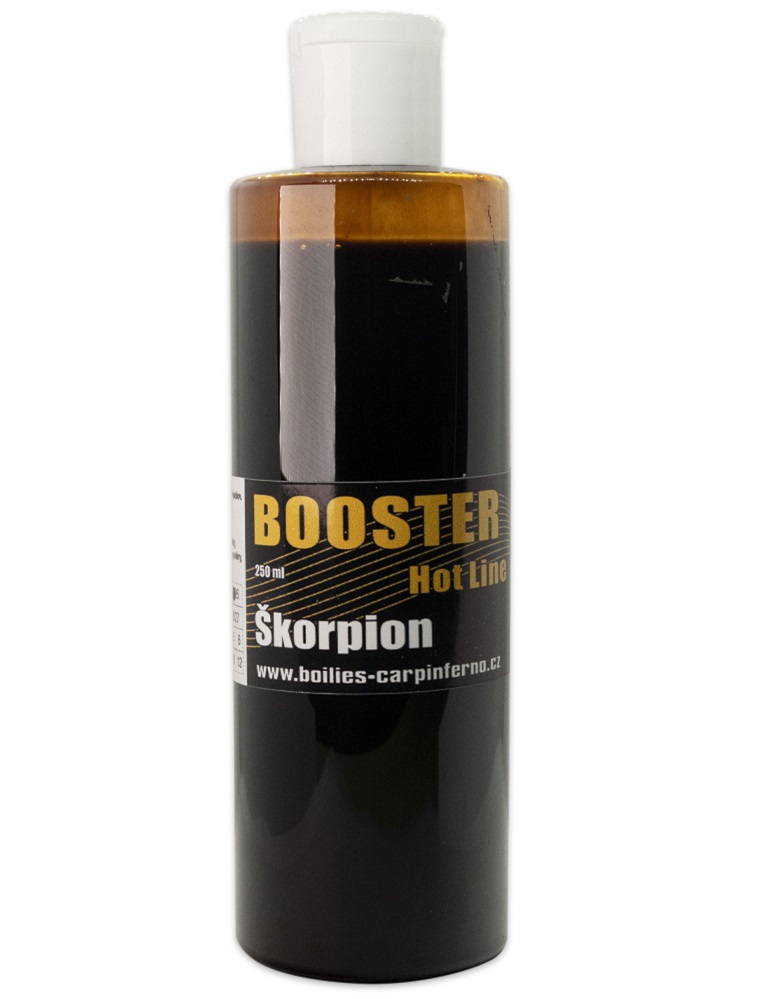 Levně Carp inferno booster hot line 250 ml škorpion