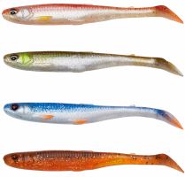 Savage Gear Gumová Nástraha Slender Scoop Shad Clear Water Mix (1)