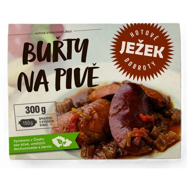 Ježkovy Krabičky Buřty Na Pivě 300 g