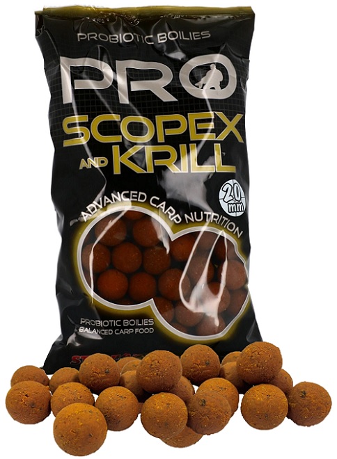 Levně Starbaits boilie scopex krill - 800 g 14 mm