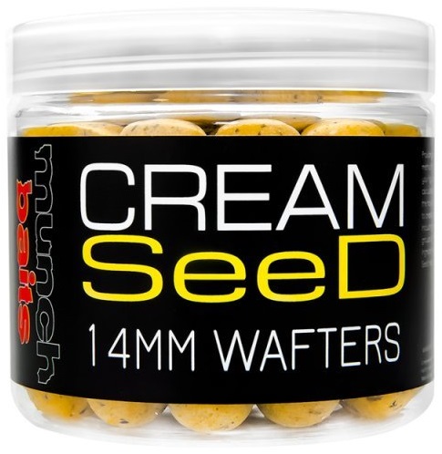 Levně Munch baits vyvážené boilie cream seed wafters 200 ml-14 mm