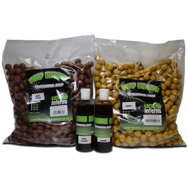 Carp Inferno Boilies Light Line 3 kg + 250 ml Booster