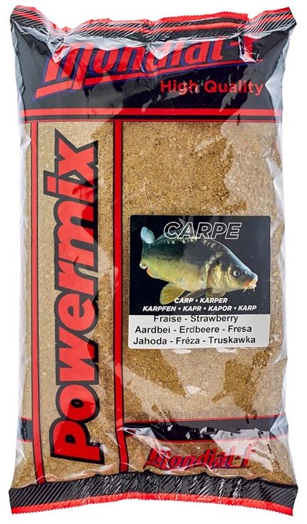 Levně Mondial f krmítková směs powermix carp 1 kg-jahoda