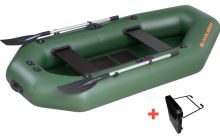 Kolibri Člun K-220 T zelený lamelová Podlaha + Držák Kolibri Člun K-220 T zelený lamelová Podlaha + Držák