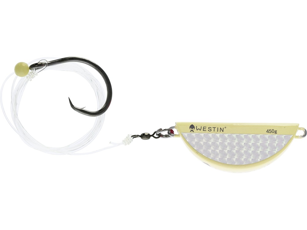 Levně Westin návazec halibut anti twist rig circle hook glow - 450 g