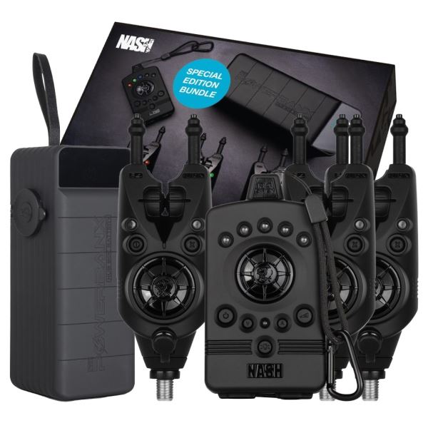 Nash Sada Signalizátorů Siren R4 3+1 + Powerbanka Powerbanx 80K Hub Bundle