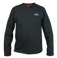 Fox Rage Triko Black Marl Tee Long Sleeve (1)