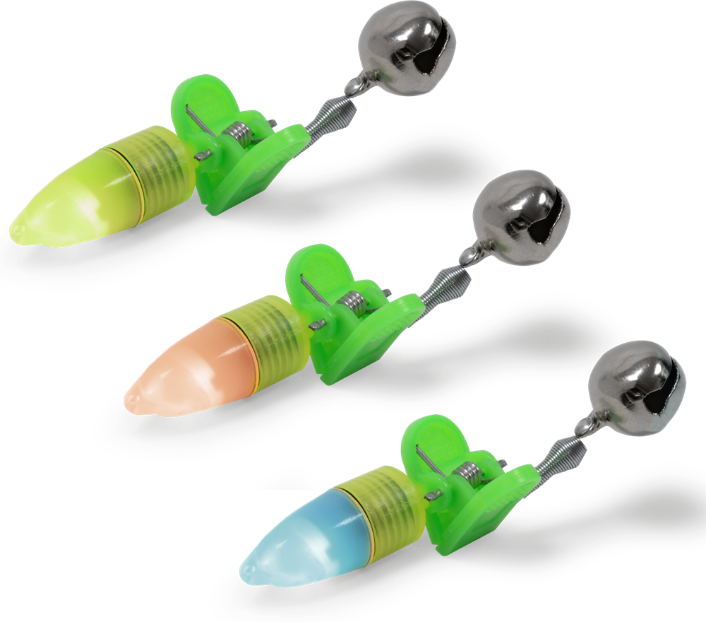 Zebco rolnička trophy single bell triple light set 3 ks 16 mm