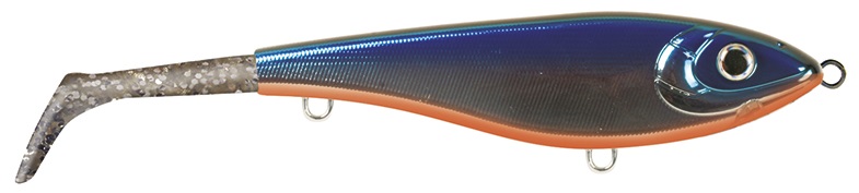 Levně Strike pro bandit tail blue chrome 21 cm