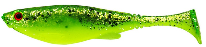 Daiwa gumová nástraha prorex belly shad žlutozelený shocker - 6 cm 2 g