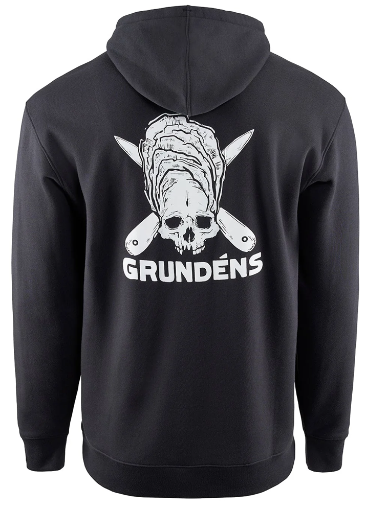 Grundéns mikina displacement dwr hoodie zero shucks black - m