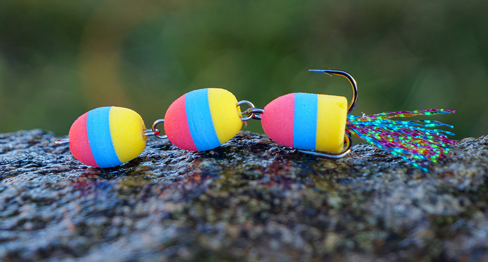 Redbass mandula red/blue/yellow - l 75 mm 3,3 g