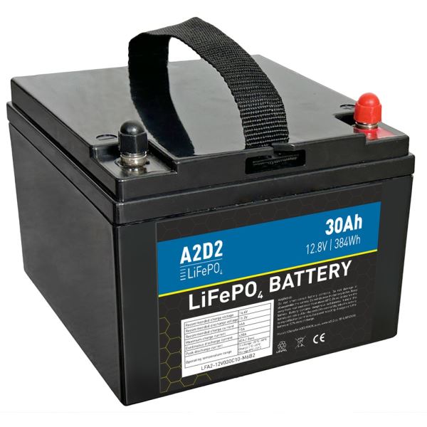 A2D2 Baterie LiFePo4 12,8 V 30Ah M6 Gotion Cells