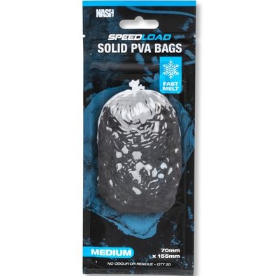 Nash pva sáčky speedload solid pva bags fast melt - medium