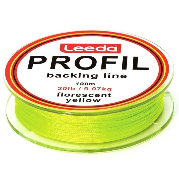 Leeda Profil Backing Line 20 lb 100 m Yellow