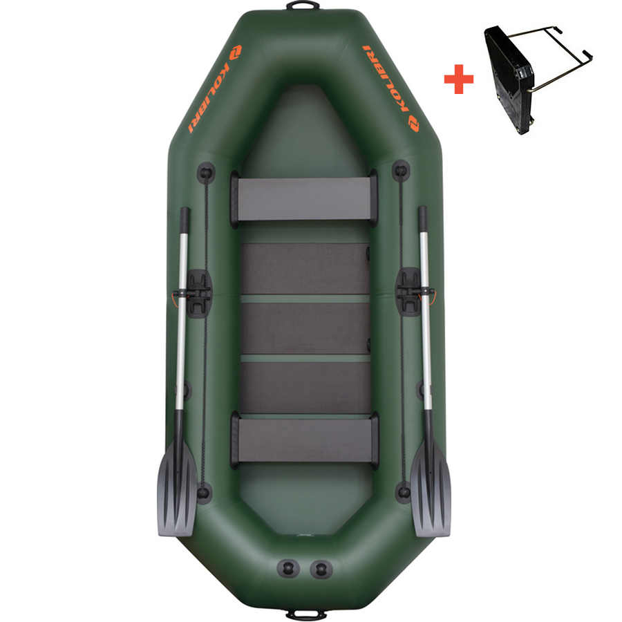 Levně Kolibri člun k-280 t zelený lamelová podlaha + držák