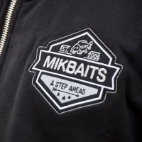 Mikbaits Mikina Team Černá S Kapucí (1)
