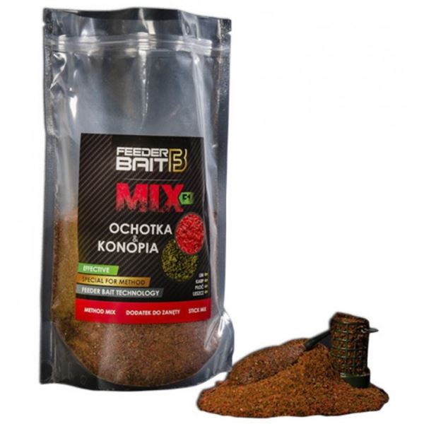 FeederBait Methodmix F1 Patentka Konopí 800 g