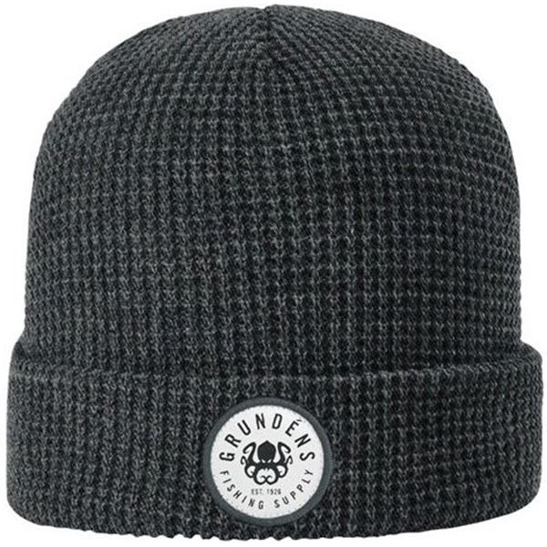 Grundéns Čepice Kracken Waffle Beanie - Heather Charcoal