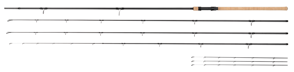 Korum prut 3k trilogy triple tip 3,66 m 1,75 lb/2,2 lb/1,5 lb power quiver