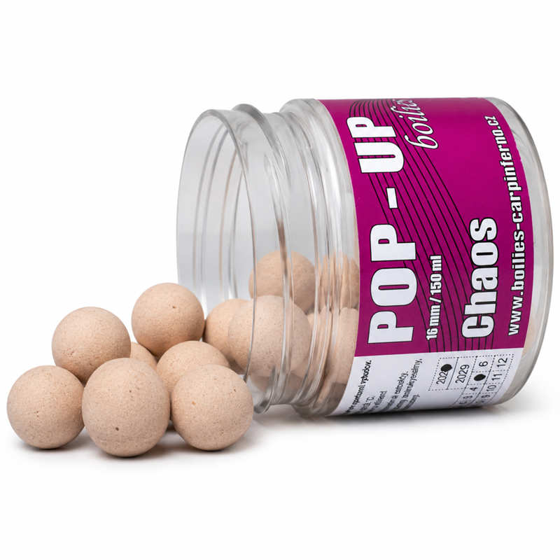 Carp inferno plovoucí boilie pop-up chaos 16 mm 150
