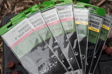 Korum Návazec Banded Hair Rigs Barbed 8 ks Délka 4" (4)