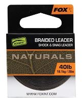 Fox Návazcová Šňůrka Naturals Braided Leader 20 m (1)