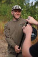 Korda Tričko s Dlouhým Rukávem Patch Crewneck Dark Olive (2)