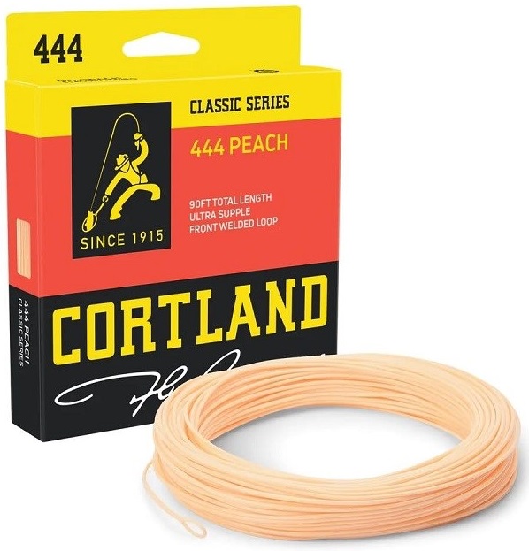 Levně Cortland muškařská šňůra 444 classic freshwater peach 90 ft - dt3f