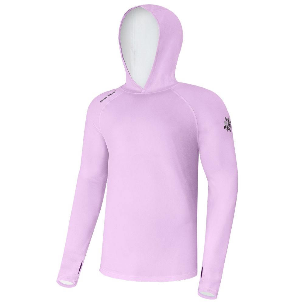 Levně Giants fishing funkční tričko s dlouhým rukávem uv50+ hoodie purple - xl