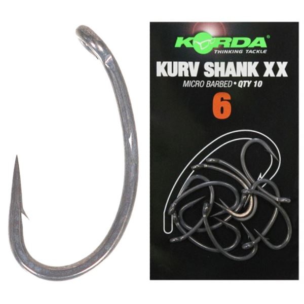 Korda Háčky Kurv Shank XX 10 ks