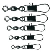 Cralusso Obratlík s Karabinkou Crane Swivel With Interlock Snap 12 ks - Velikost 10