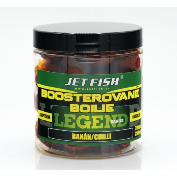 Jet Fish Boosterované Boilie Legend Range Banán Chilli 250 ml