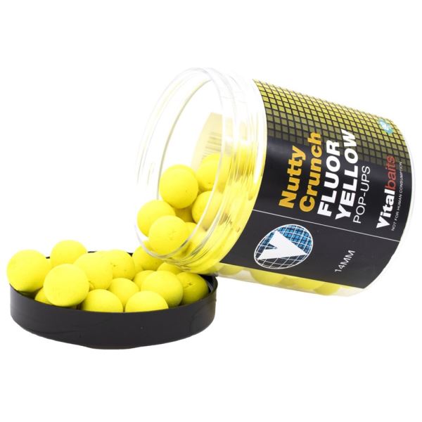 Vitalbaits Pop-Up Nutty Crunch Fluor Yellow