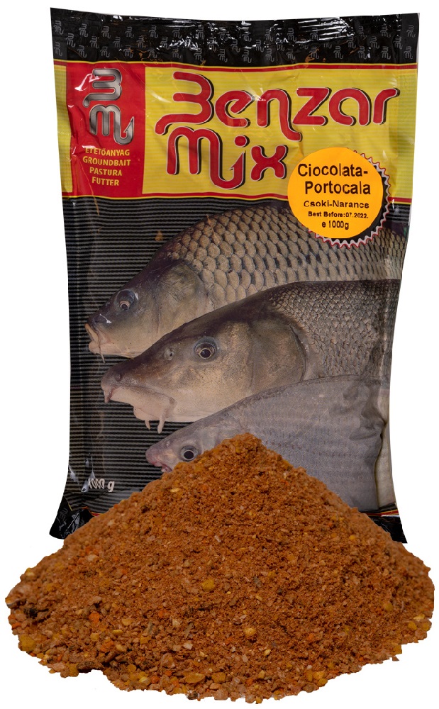 Levně Benzar mix krmítková směs 1 kg - čokoláda-pomeranč