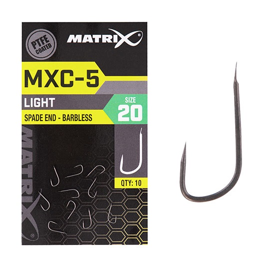 Matrix háčky mxc-5 barbless spade 10 ks - 20