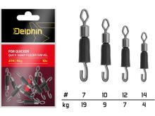 Delphin Rychloobratlík S Gumičkou FDR Quicker 10 ks - Velikost 7 Nosnost 19 kg