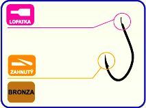 Venturieri háčky Model 2310 NSB ( 10ks v balení) (1)
