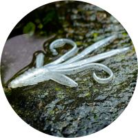 RedBass Gumová Nástraha Nymfa White G