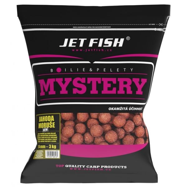 Jet Fish Boilie Mystery Jahoda/Moruše New 3 kg