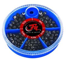 Filfishing Broky Split Shots Large Box