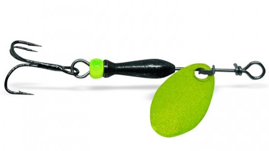Jigovkycz třpytka classic fluo yellow (black/chartreuse body) - 2