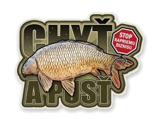 4ANGLERSDESIGN Samolepka 42 Chyť a Pusť SK 4ANGLERSDESIGN Samolepka 42 Chyť a Pusť SK