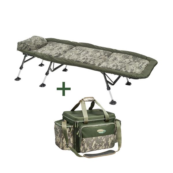 Mivardi Lehátko Stealth Flat6 + Kaprařská Taška Stealth Zdarma