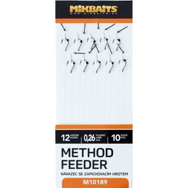 Mikbaits Method Feeder návazce Se Zapichovacím Hrotem 10ks