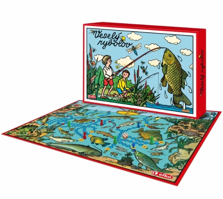 Levně Efko desková hra pro rybáře veselý rybolov
